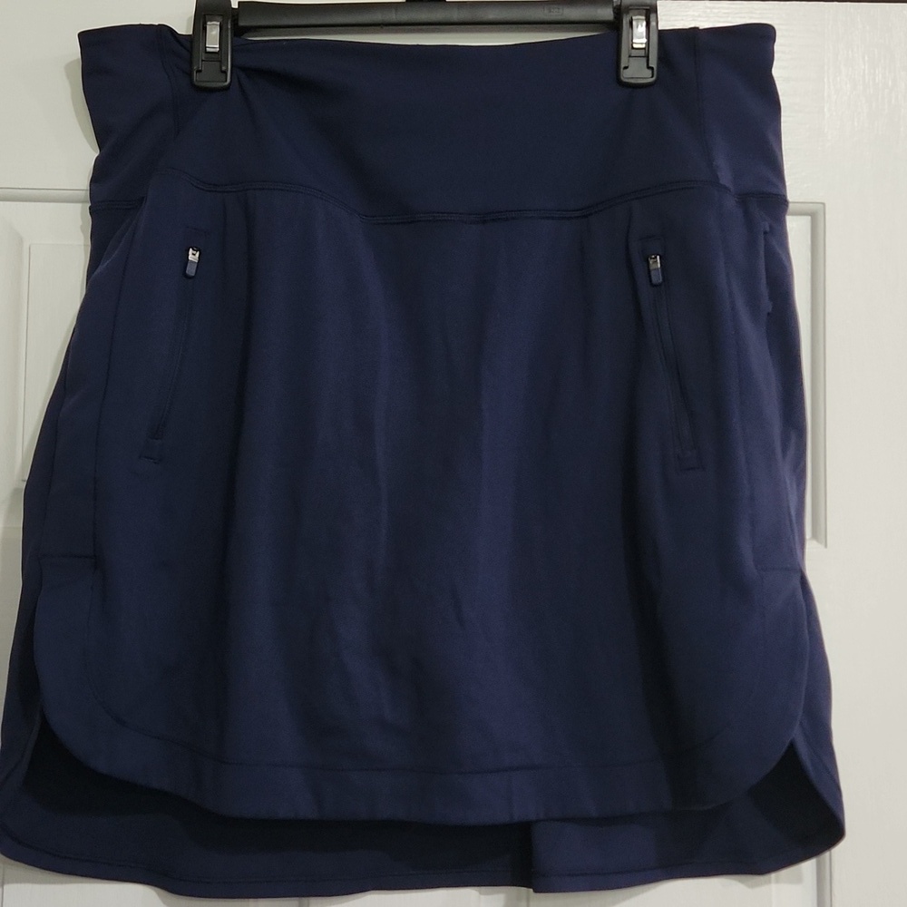 Athleta Fairway Golf Skort 18" In Navy Size 1X - Picture 6 of 8
